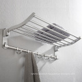 Stainless Steel Length Wall Mounted Double Bath Towel Bar Bathroom Accessories Towel Shelf Towel rack